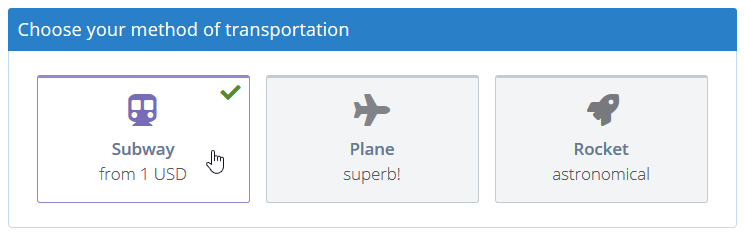 Dynamic Style Button Group