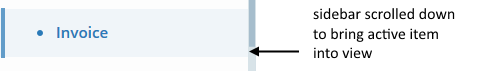 Sidebar scroll to active