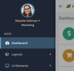Sidebar push